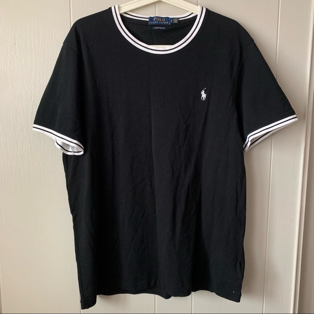 RALPH LAUREN | Black Large Polo Shirt